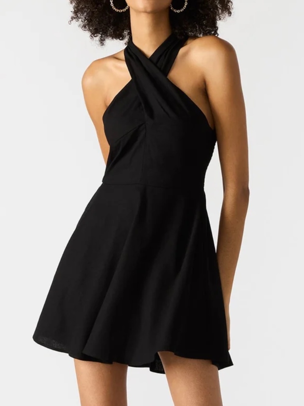 STEVE MADDEN Kosta Halter Neck Mini Dress - size small - NEW